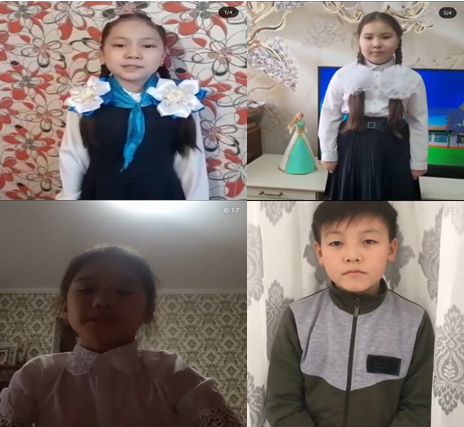 Оқушылар  өздерінің ата-аналарына  өздерінің ата-аналарын арнады